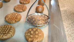 Enjoy This Vegan Version Tasty Cookies Made With Oatmeal And Peanut Butter