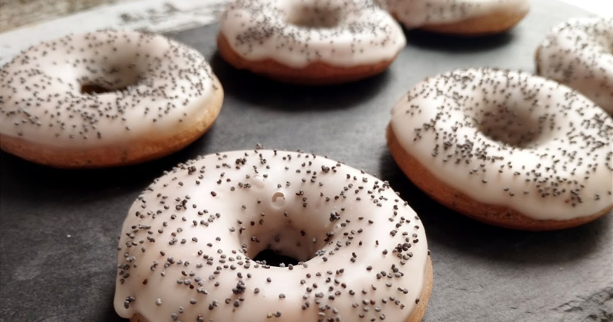 Lemon Baked Donuts With Poppy Seed Is One Of The Combinations That 